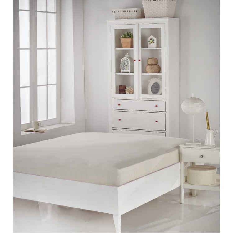 Простынь трикотажная "KARNA" на резинке ACELYA 160x200+30 см