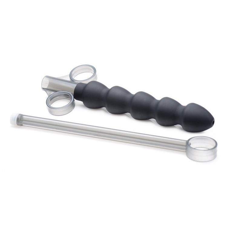 Черный шприц-аппликатор для введения лубриканта Silicone Links Lube Launcher - 19,7 см. Черный шприц-аппликатор для введения лубриканта Silicone Links Lube Launcher - 19,7 см.