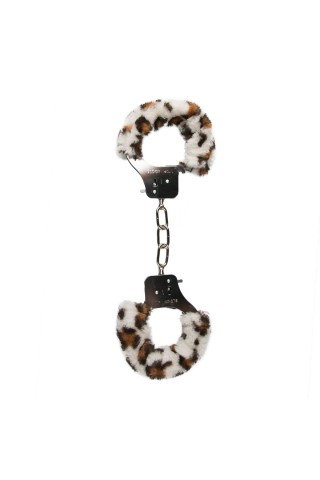 Наручники с леопардовым мехом Furry Handcuffs