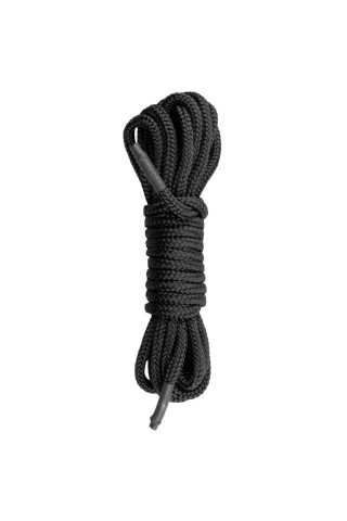 Черная веревка для бондажа Easytoys Bondage Rope - 5 м.