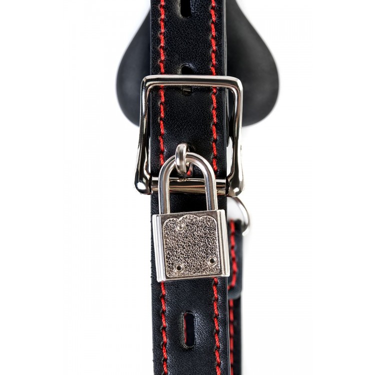 Черный кляп-трензельTOYFA Theatre в виде косточки Черный кляп-трензельTOYFA Theatre в виде косточки