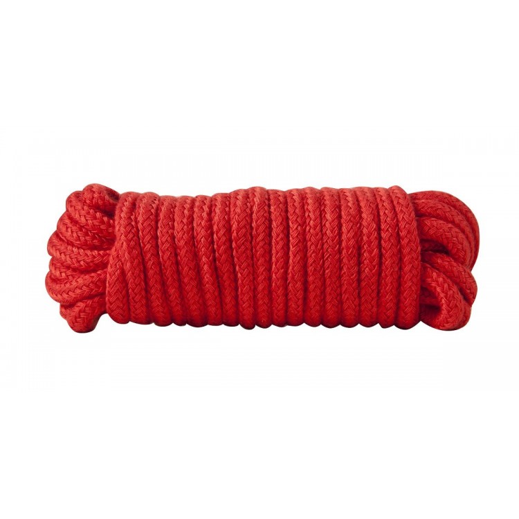Красная хлопковая верёвка Bondage Rope 16 Feet - 5 м.