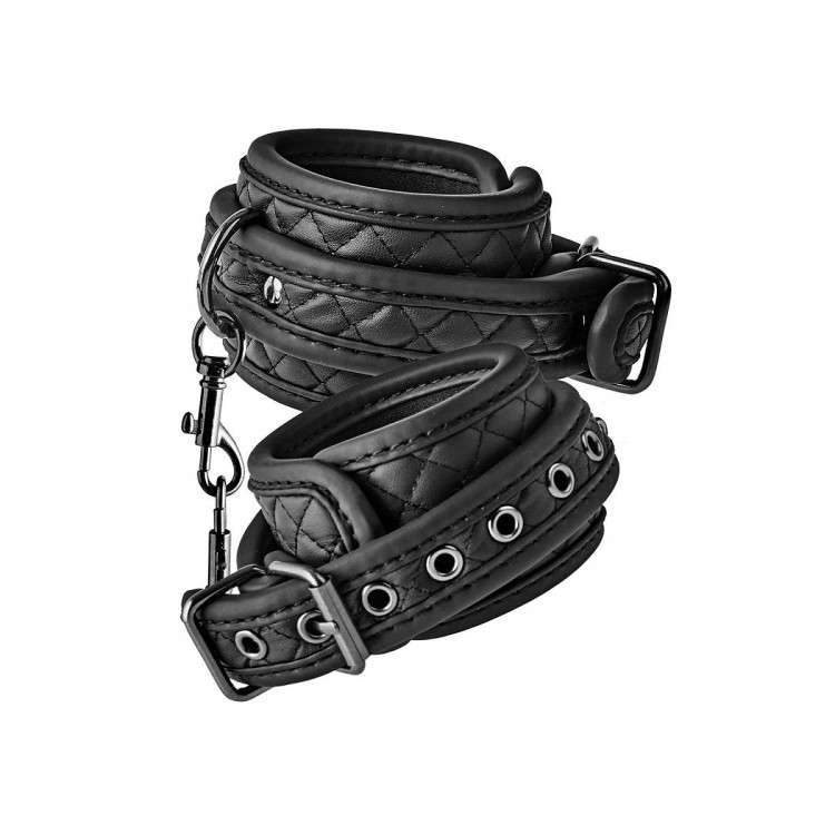 Черные манжеты на щиколотки ANKLE CUFF DIAMOND