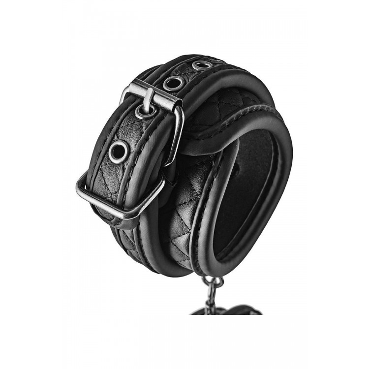 Черные манжеты на щиколотки ANKLE CUFF DIAMOND