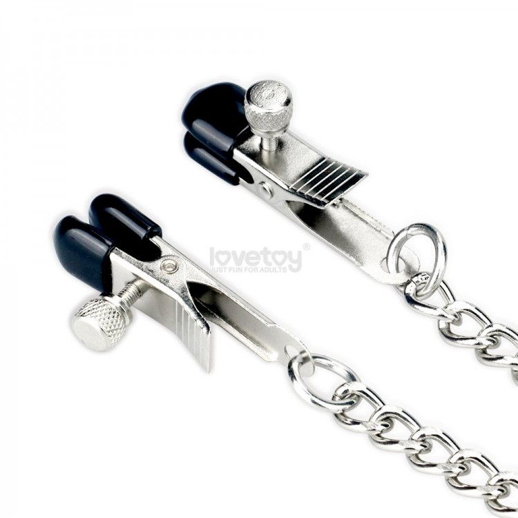 Серебристо-черный кляп с зажимами на соски Breathable Ball Gag With Nipple Clamp Серебристо-черный кляп с зажимами на соски Breathable Ball Gag With Nipple Clamp