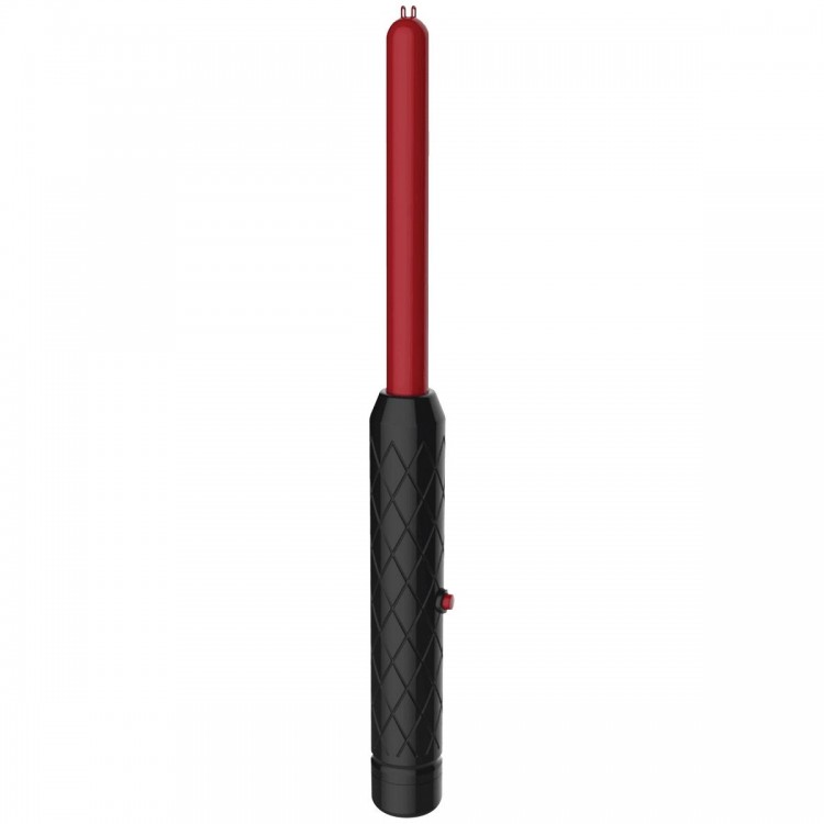Черно-красный жезл для электростимуляции The Stinger Electro-Play Wand - 38,1 см.