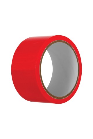 Красная лента для бондажа Red Bondage Tape - 20 м.