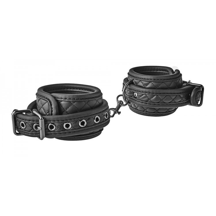 Черные манжеты на щиколотки ANKLE CUFF DIAMOND