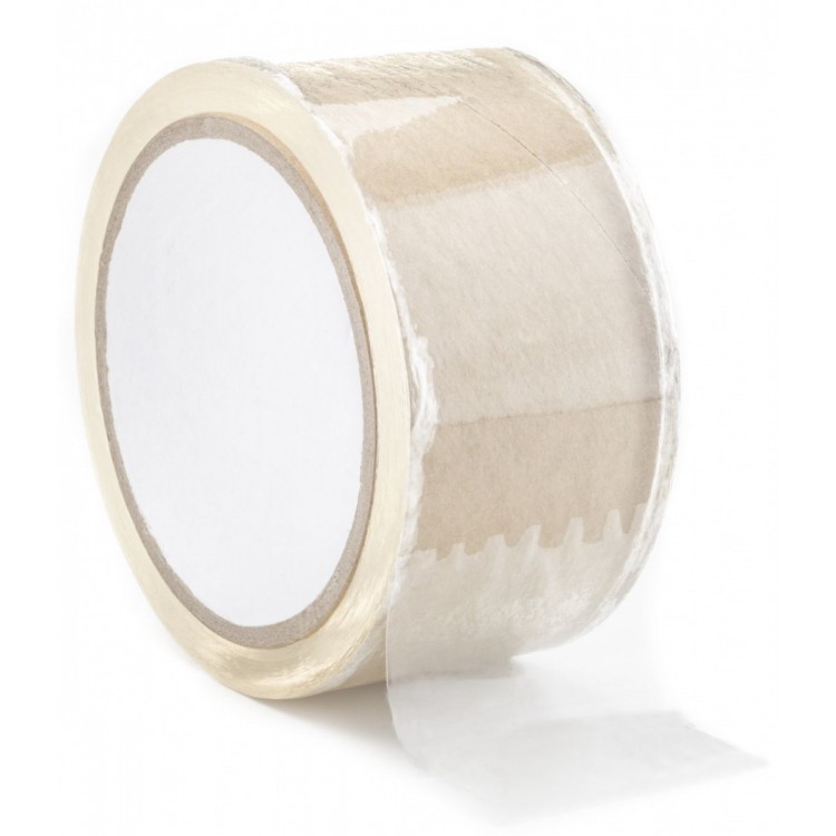 Прозрачная скотч-лента для бондажа Bondage Tape - 20 м.