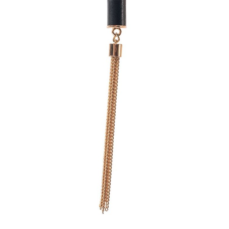 Черный гладкий стек PREMIUM RIDING CROP - 45 см.