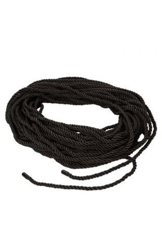 Черная веревка для шибари BDSM Rope - 30 м.