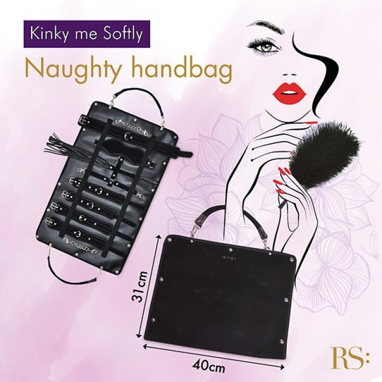 БДСМ-набор в черном цвете Kinky Me Softly БДСМ-набор в черном цвете Kinky Me Softly