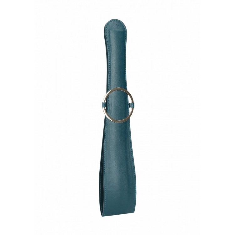 Зеленая шлепалка Belt Flogger - 54 см.