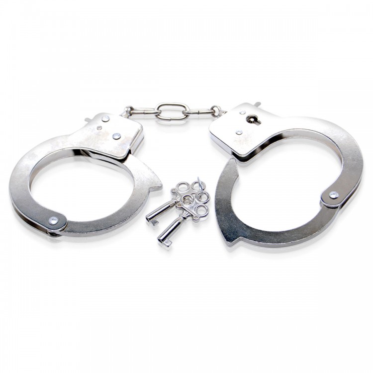 Металлические наручники Metal Handcuffs с ключиками