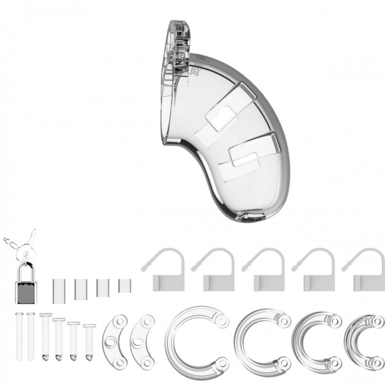 Прозрачный мужской пояс верности Cock Cage Model 01 Chastity Прозрачный мужской пояс верности Cock Cage Model 01 Chastity