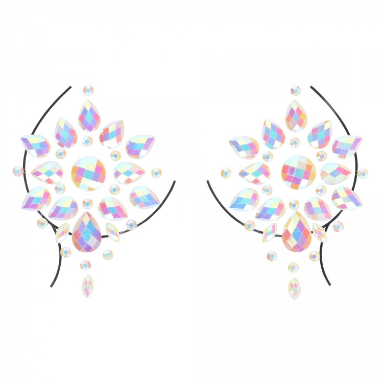 Декоративное украшение на соски на клеевой основе Body Jewelry Stickers