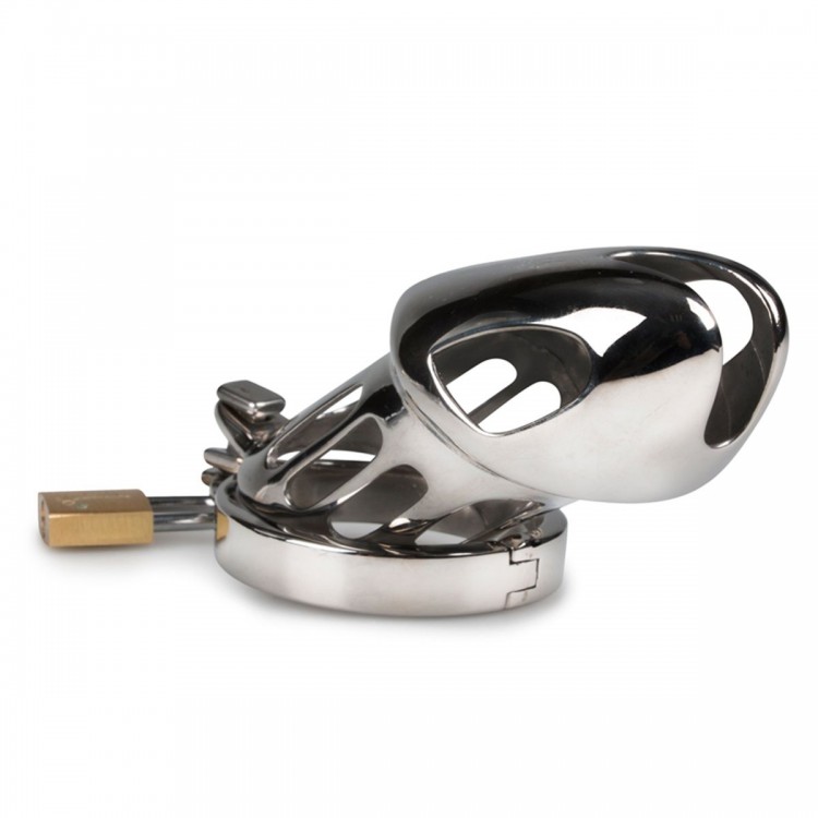 Мужской пояс верности Sinner Metal Chastity Cages With Lock