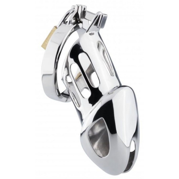 Мужской пояс верности Sinner Metal Chastity Cages With Lock