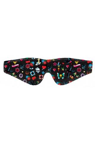 Маска Printed Eye Mask Old School Tattoo Style