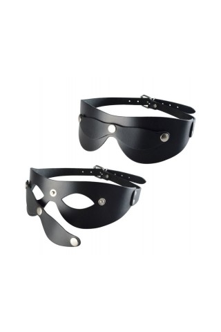 Черная кожаная маска Новичок