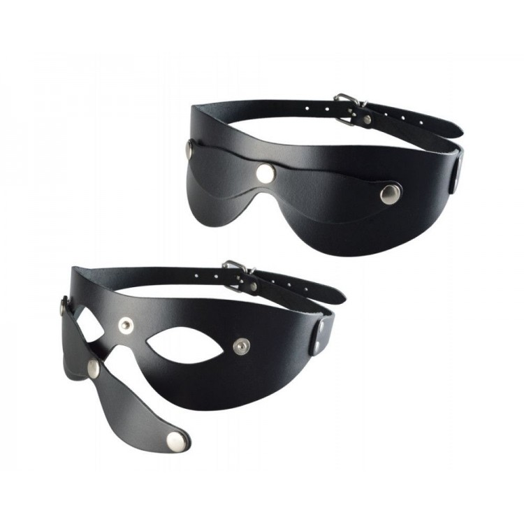 Черная кожаная маска Новичок