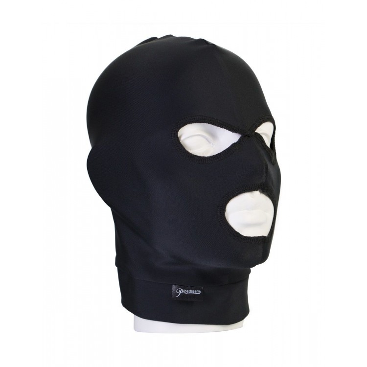 Черная маска на голову Spandex Hood