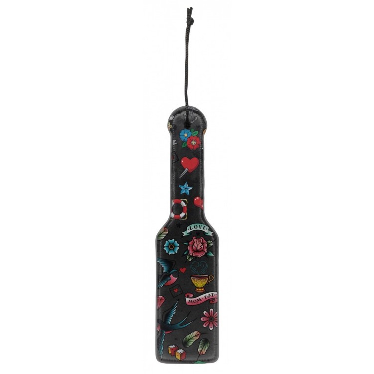 Шлепалка Printed Paddle Old School Tattoo Style - 28,5 см.