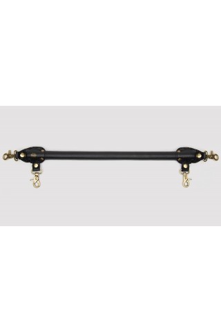 Черная распорка для ног Bound to You Faux Leather Spreader Bar - 50,8 см.