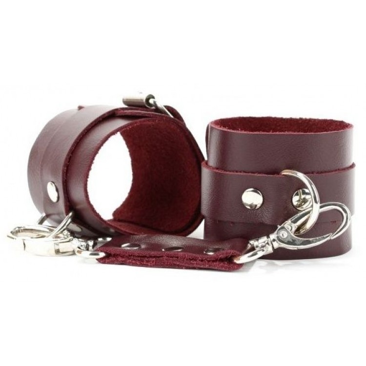 Бордовые наручники Maroon Handcuffs