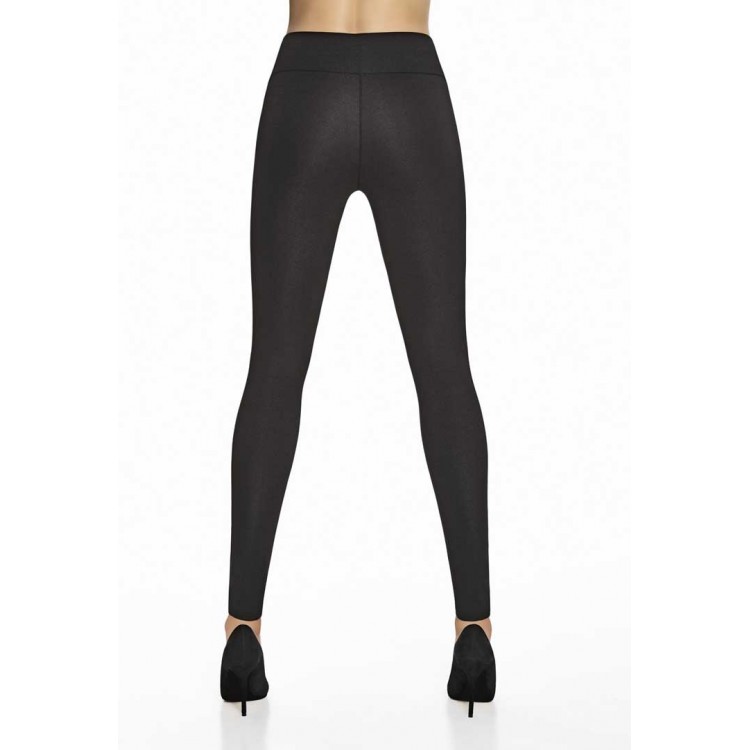 Черные женские легинсы MALENA PUSH UP, BAS BLEU