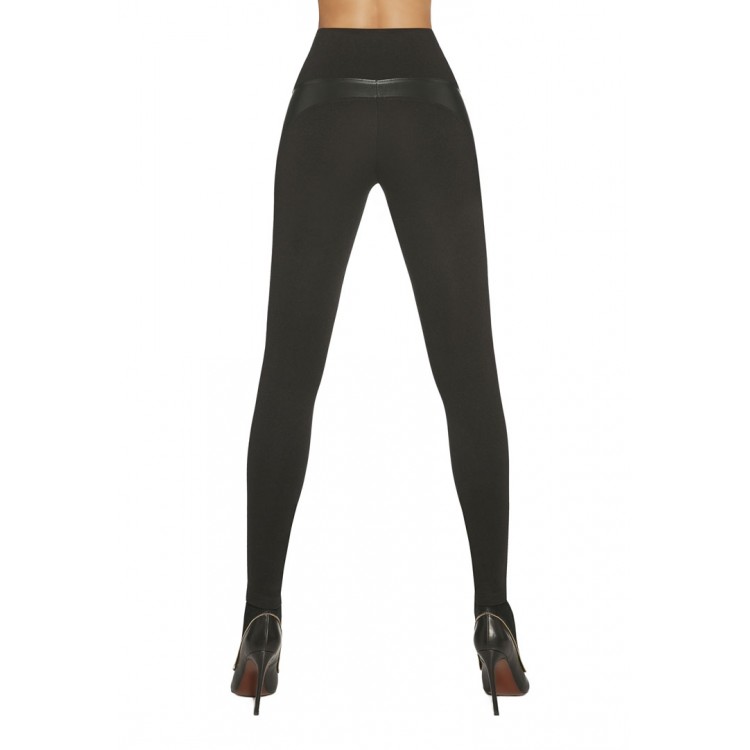 Черные женские легинсы  ALLY PUSH UP, BAS BLEU