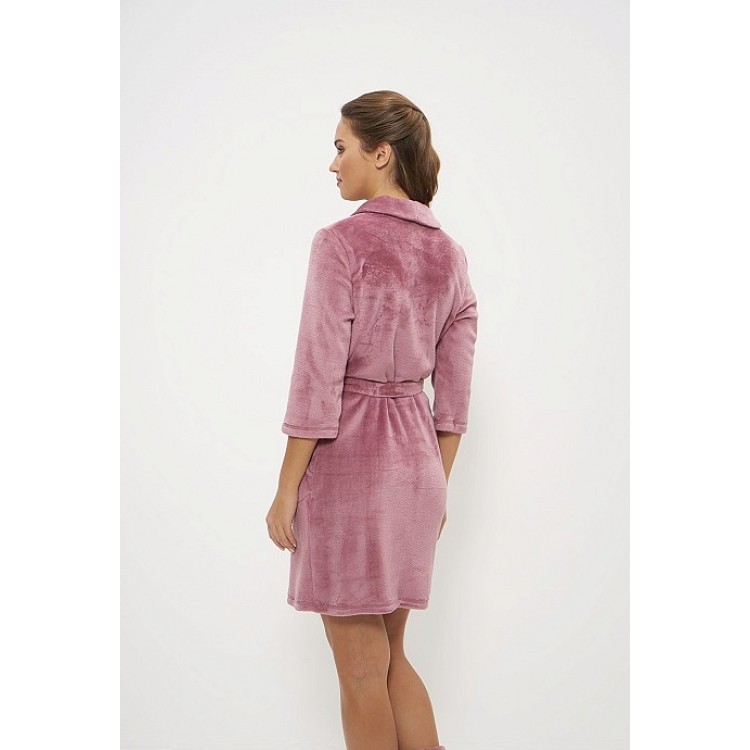 Женский халат из велсофта 1203-tea rose, Cleo