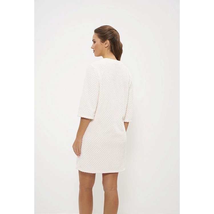 Женский халат из велсофта 1205-milk, Cleo