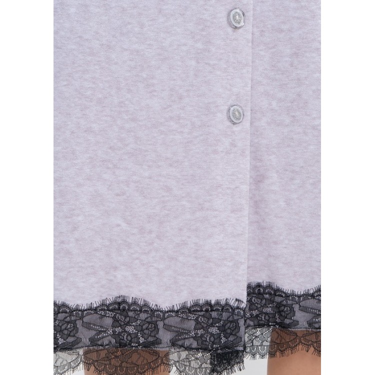 Женский трикотажный халат 1207-gray, Cleo