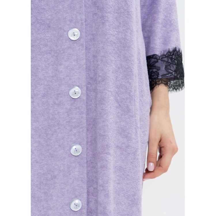 Женский трикотажный халат 1208-lilac, Cleo