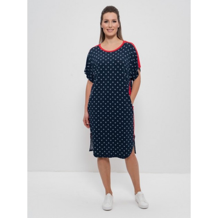Туника женская 1258 blue, Cleo