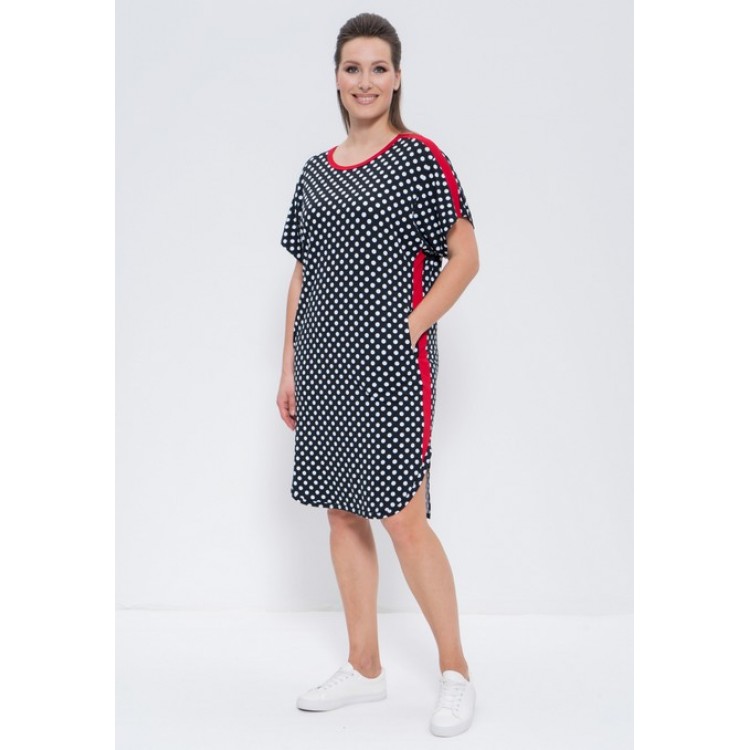 Туника женская 1258 black, Cleo