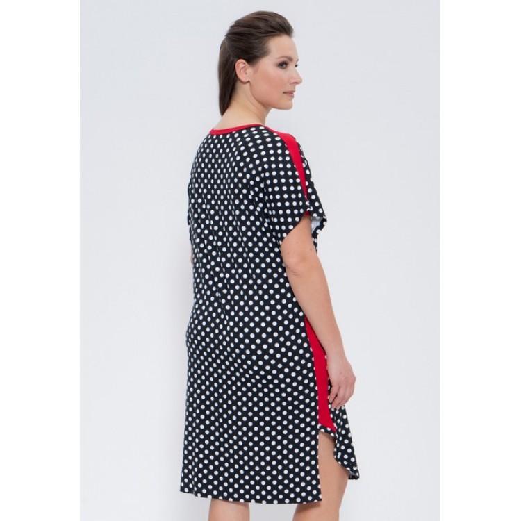Туника женская 1258 black, Cleo