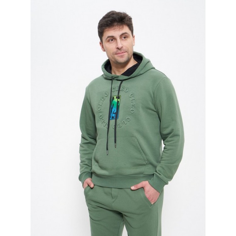 Костюм мужской спортивный 1506 хаки, Cleo