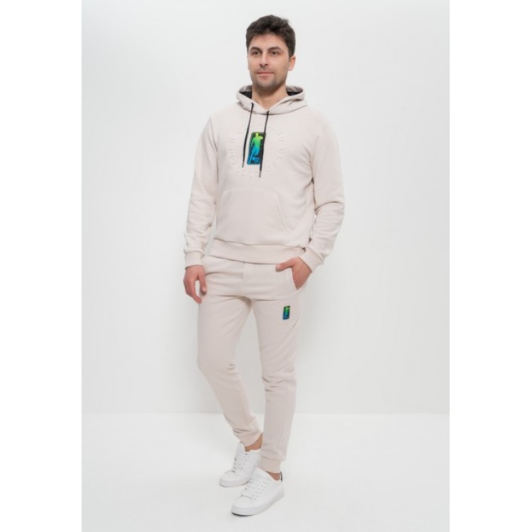 Костюм мужской спортивный 1506 светло-бежевый, Cleo