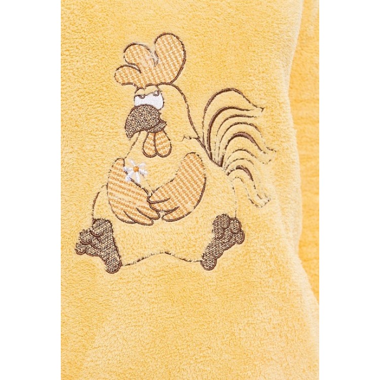 Теплое домашнее платье для дома 232-yellow, Cleo