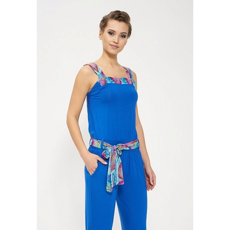 Летний женский комбинезон с брюками 275-cornflower, Cleo
