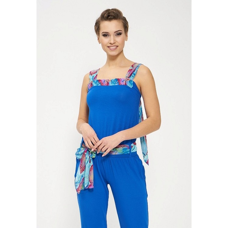 Летний женский комбинезон с брюками 275-cornflower, Cleo