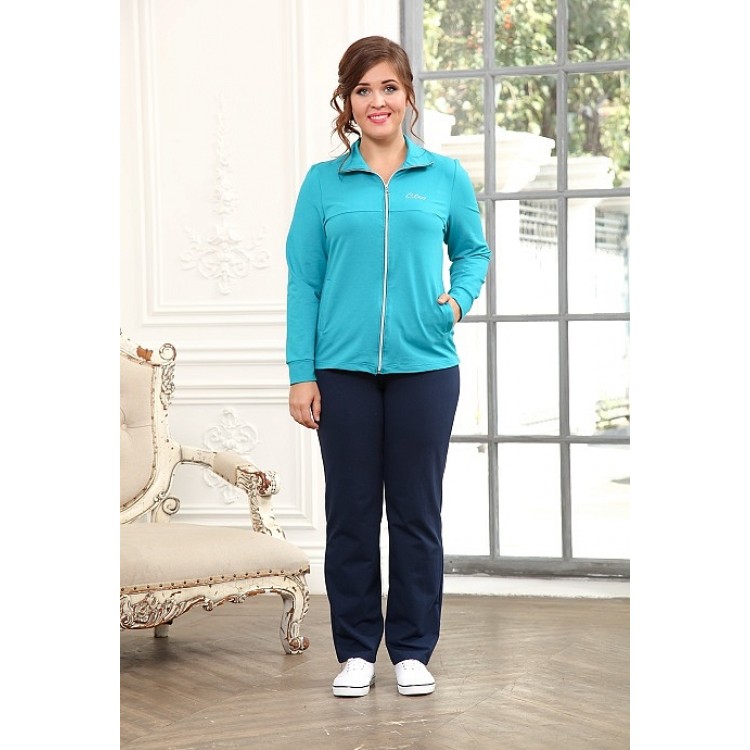 Женский костюм для спорта и отдыха 342-turquoise/blue, Cleo