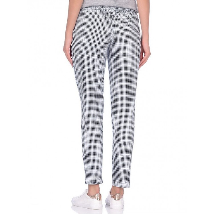 Женские домашние брюки 35-white/blue, Cleo