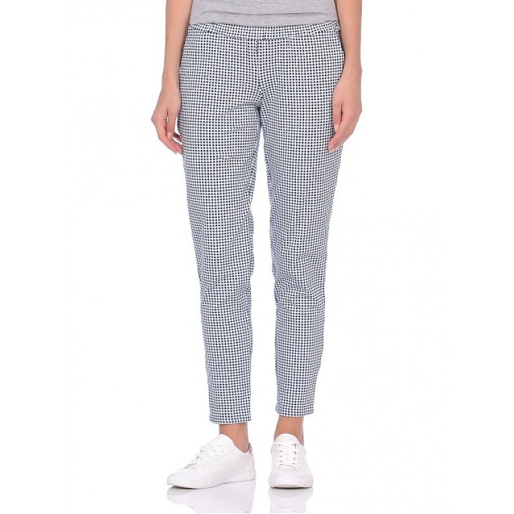 Женские домашние брюки 35-white/blue, Cleo
