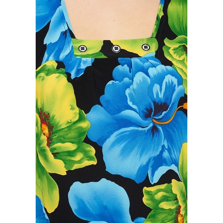 Летний женский сарафан 411-cornflower, Cleo Летний женский сарафан 411-cornflower, Cleo