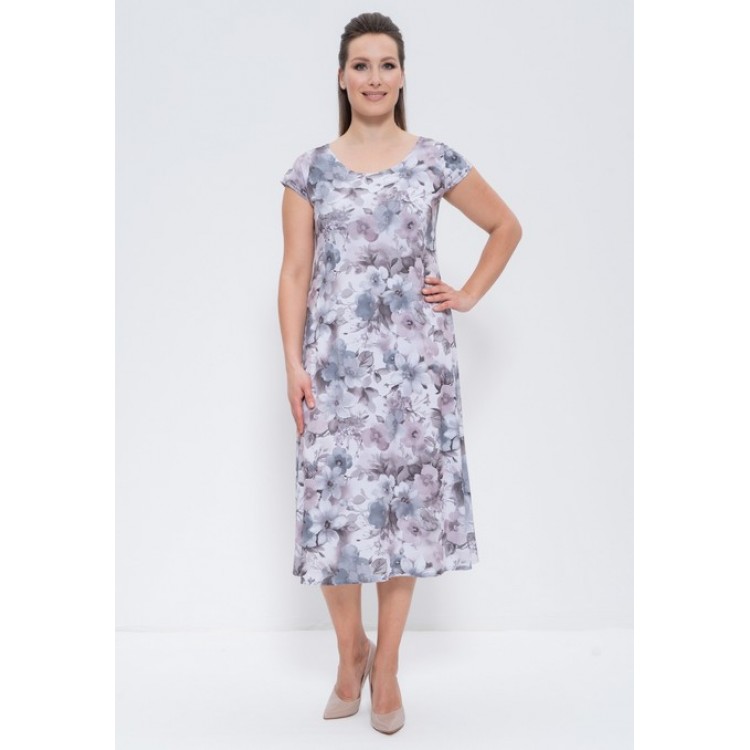 Платье женское вискозное 619 grey, Cleo