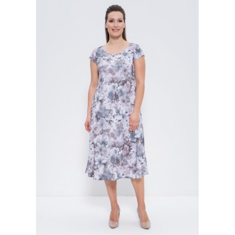 Платье женское вискозное 619 grey, Cleo