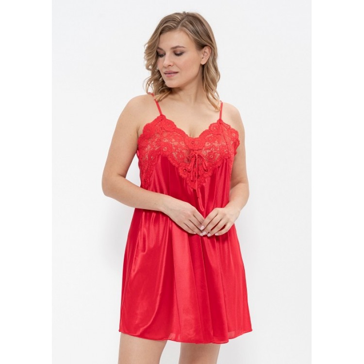 Женская трикотажная сорочка 6600-red, Cleo